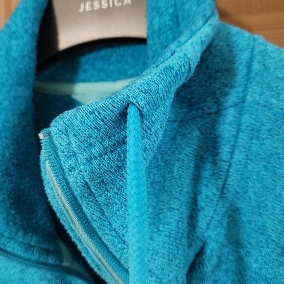 AVALANCHE blue green full zip front fleece jacket - Picture 11 of 13